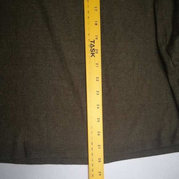 RW&CO. Ladies Size Medium Brown Lightweight Mock Neck Sweater - Picture 10 of 10